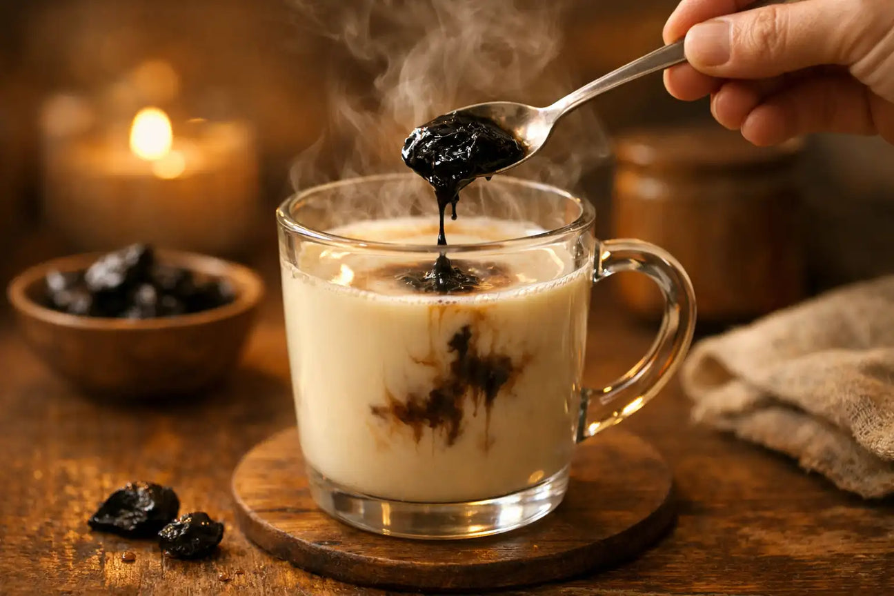 Shilajit with Warm Milk Traditional Method & Enhanced Benefits - The Yeti Life