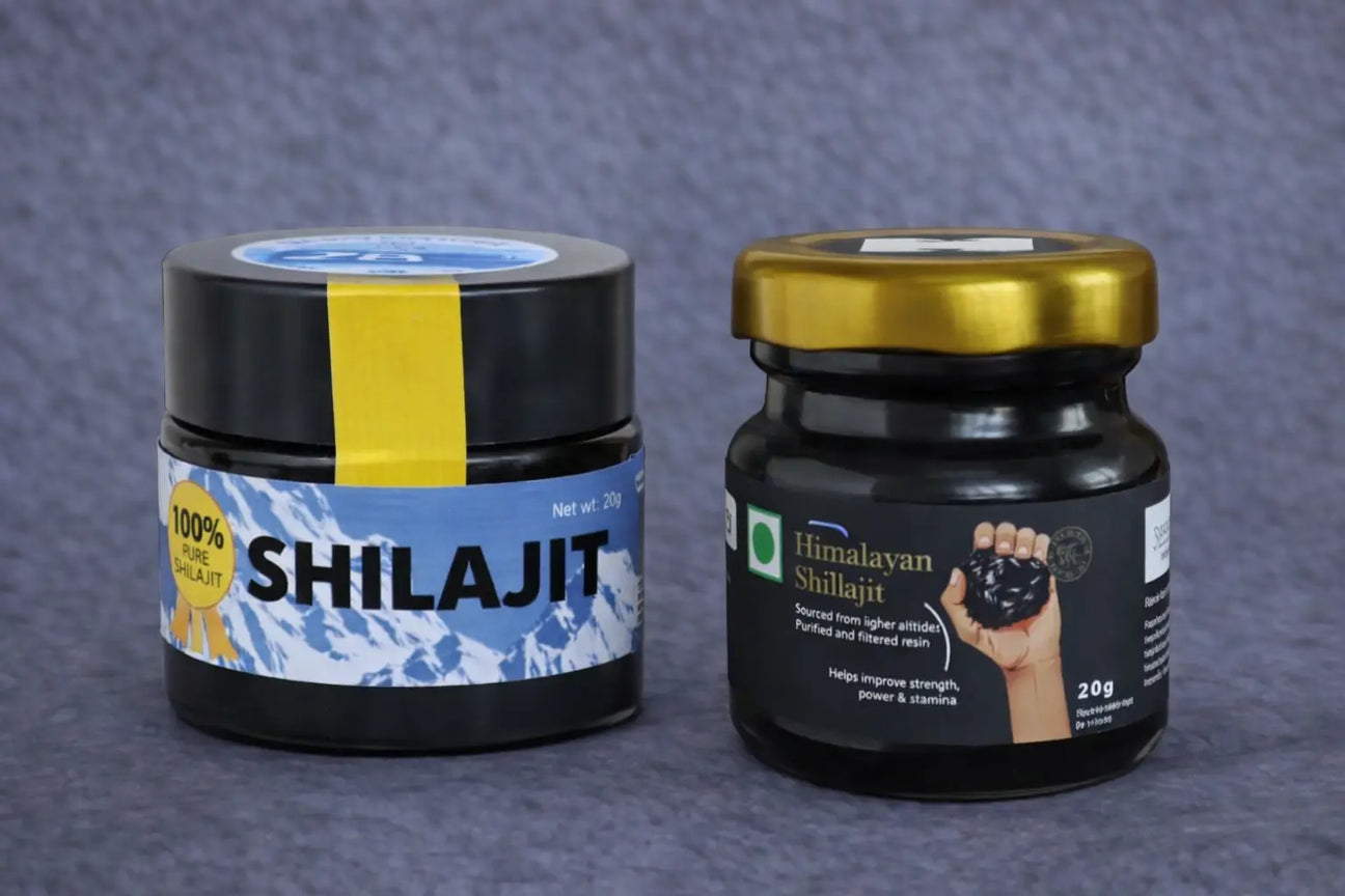Yeti Life vs Kapiva Shilajit pure resin supplements comparison