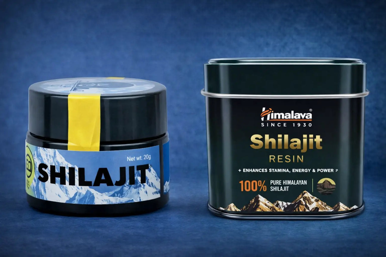 Yeti Life vs Himalaya shilajit resin vs capsule comparison