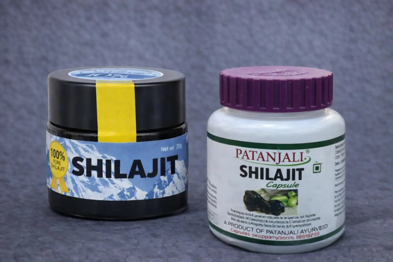 Yeti Life vs Patanjali Shilajit Ayurveda herbs comparison