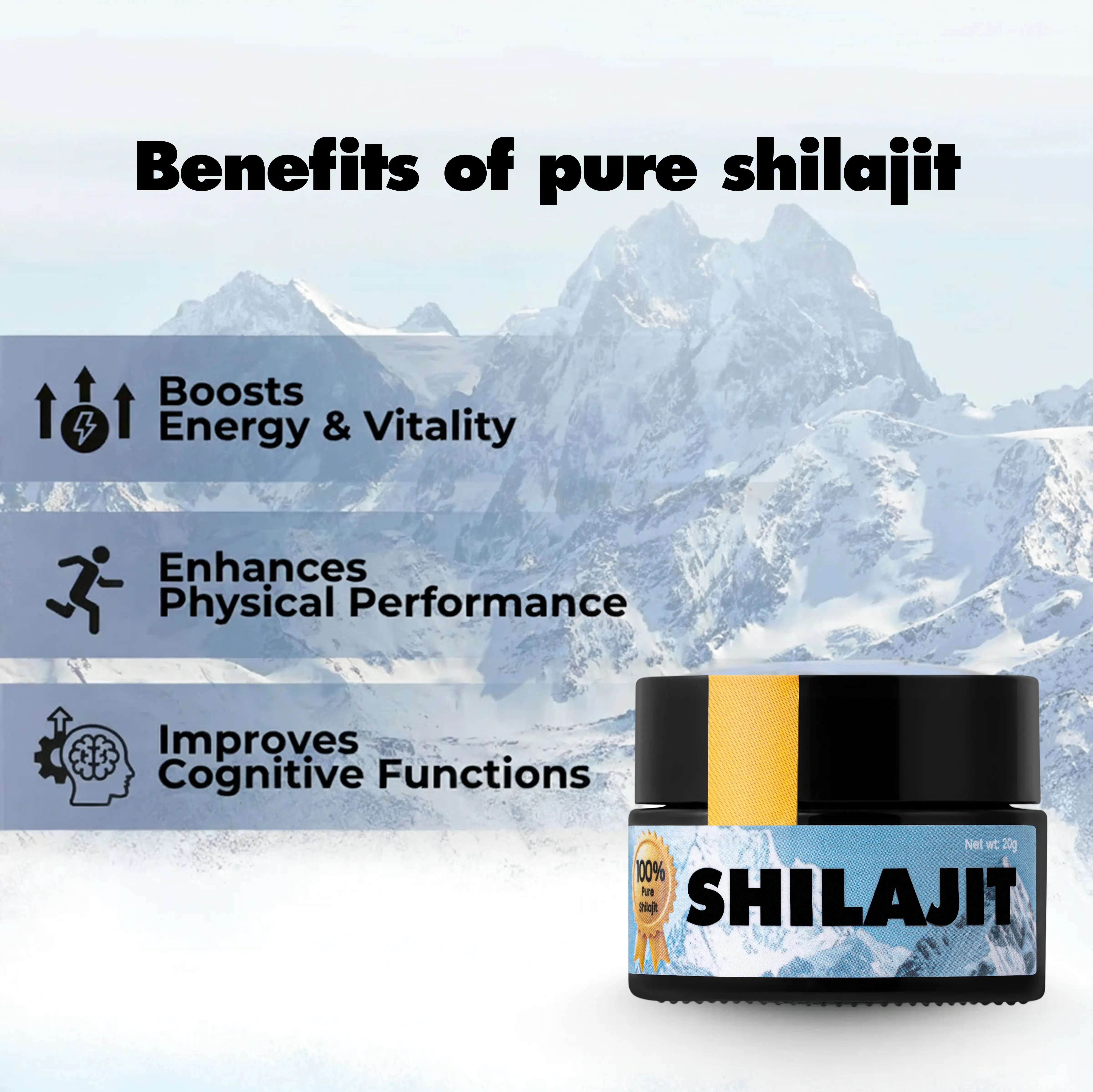 Pure Himalayan Shilajit Resin