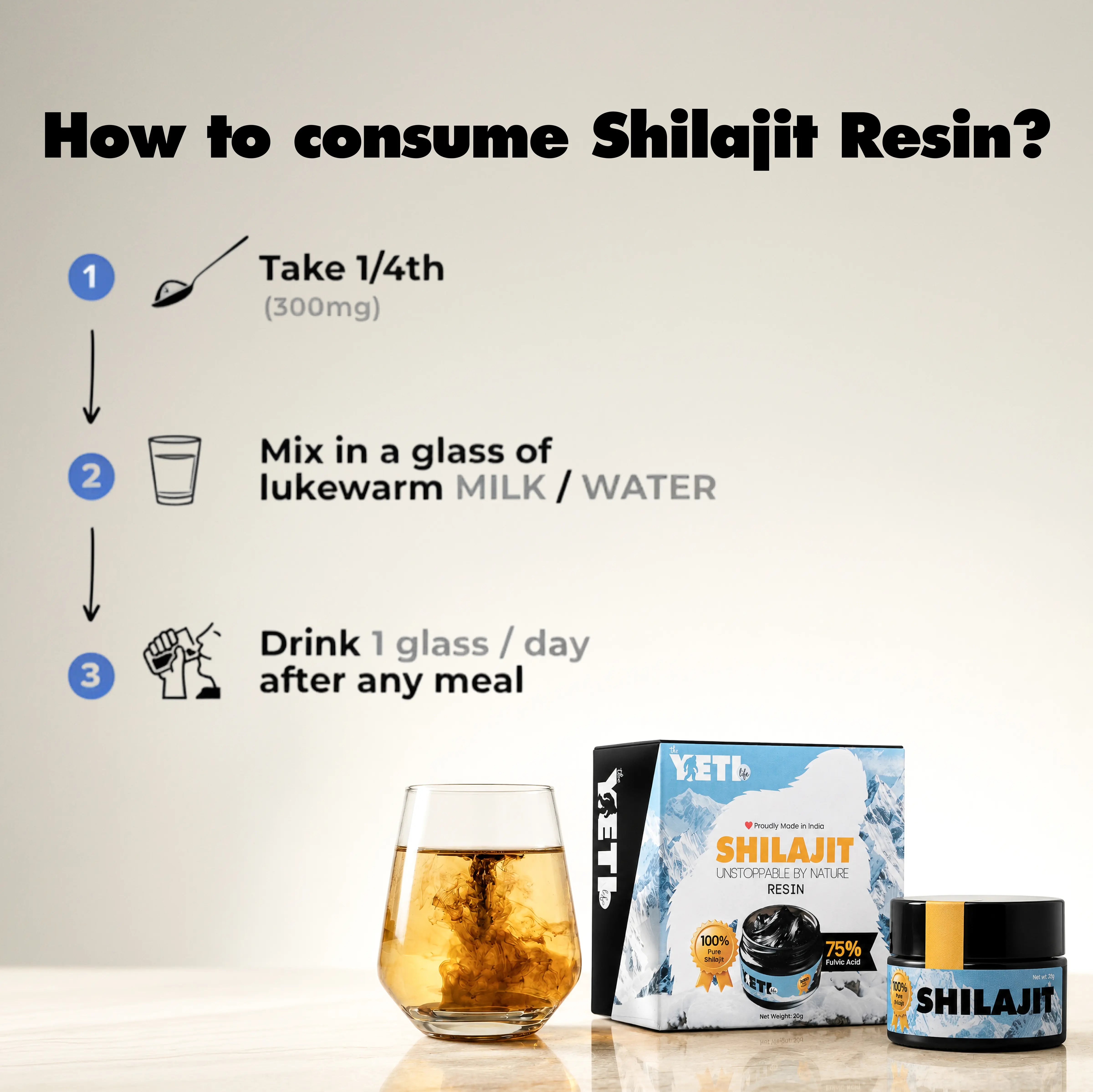 Pure Himalayan Shilajit Resin